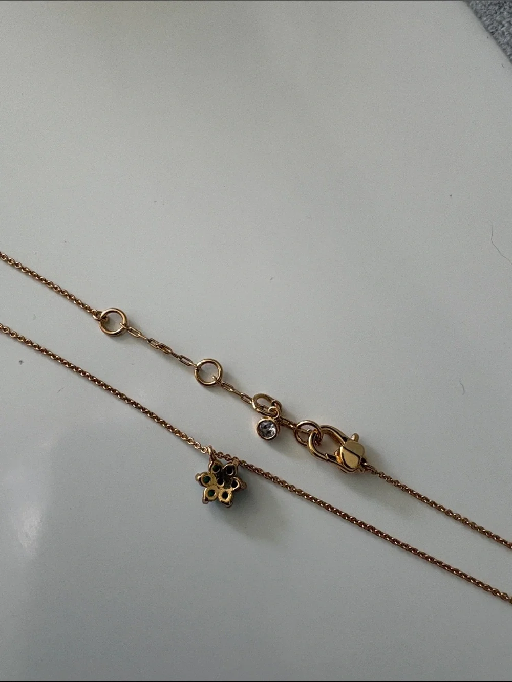 kate spade new york myosotis mini turquoise flower pendant necklace